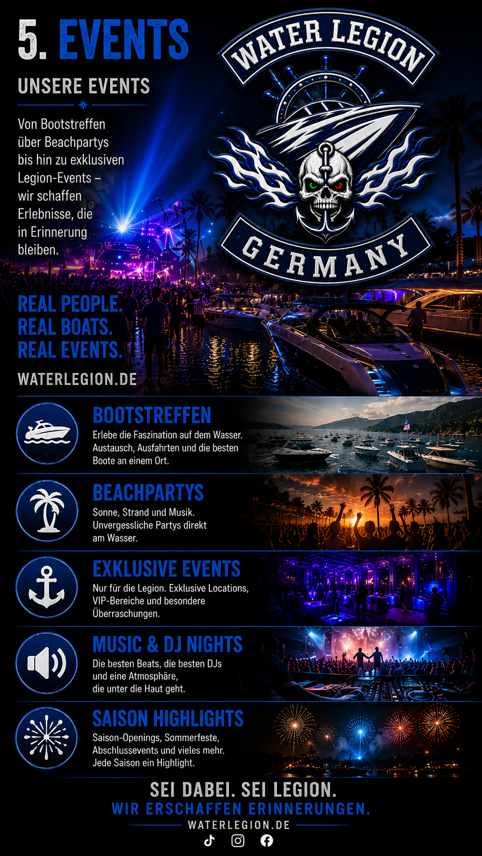 WATER LEGION – Events